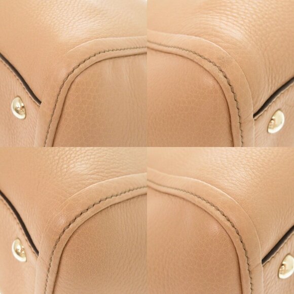 GUCCI Cream Leather Shoulder Bag - Picture 7 of 11